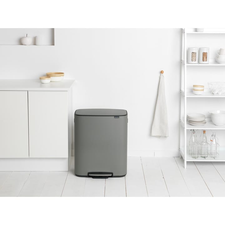 Bo bin poljinroskis 2x30 L, Mineral concrete grey Brabantia