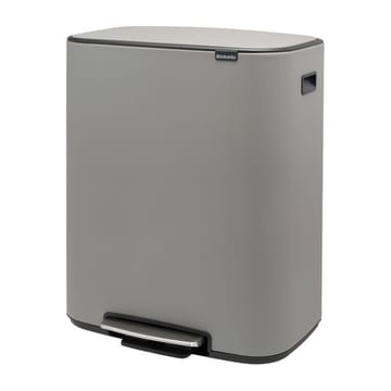 Bo bin poljinroskis 2x30 L - Mineral concrete grey - Brabantia