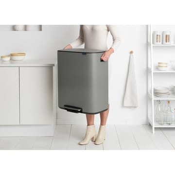 Bo bin poljinroskis 2x30 L - Mineral concrete grey - Brabantia