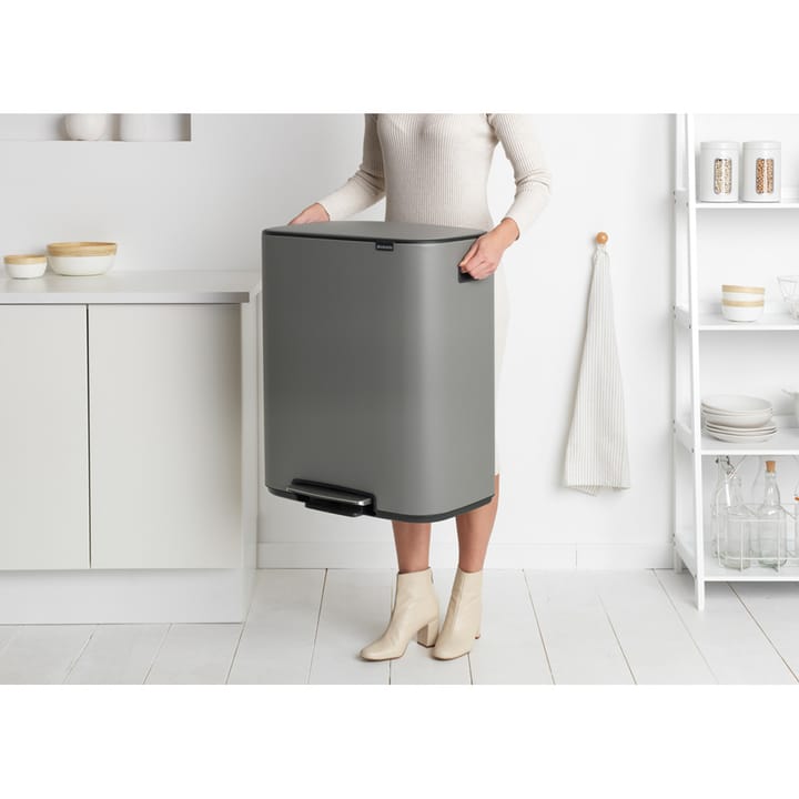 Bo bin poljinroskis 2x30 L, Mineral concrete grey Brabantia