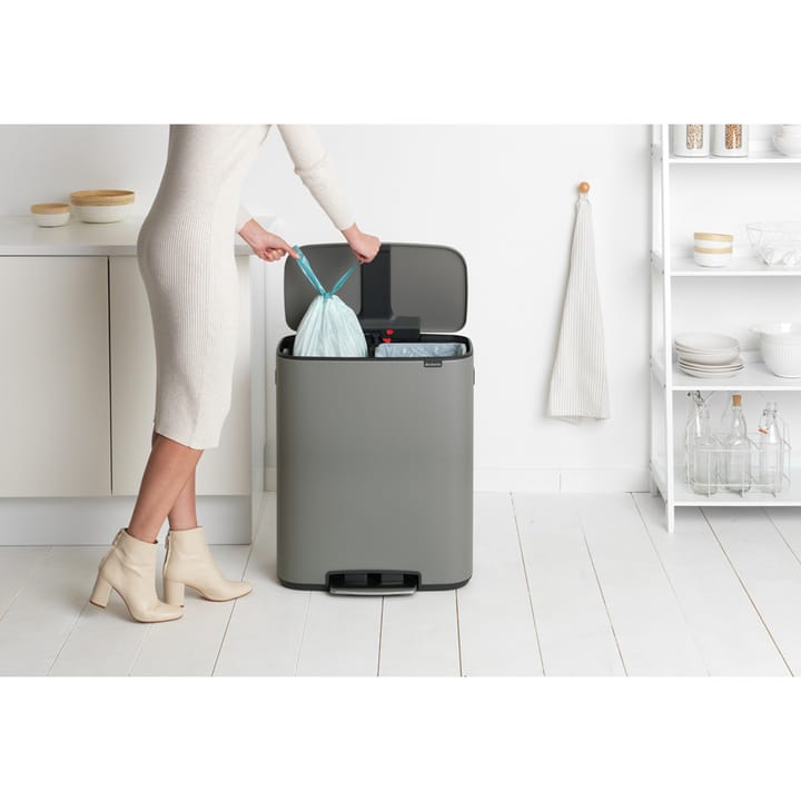 Bo bin poljinroskis 2x30 L, Mineral concrete grey Brabantia