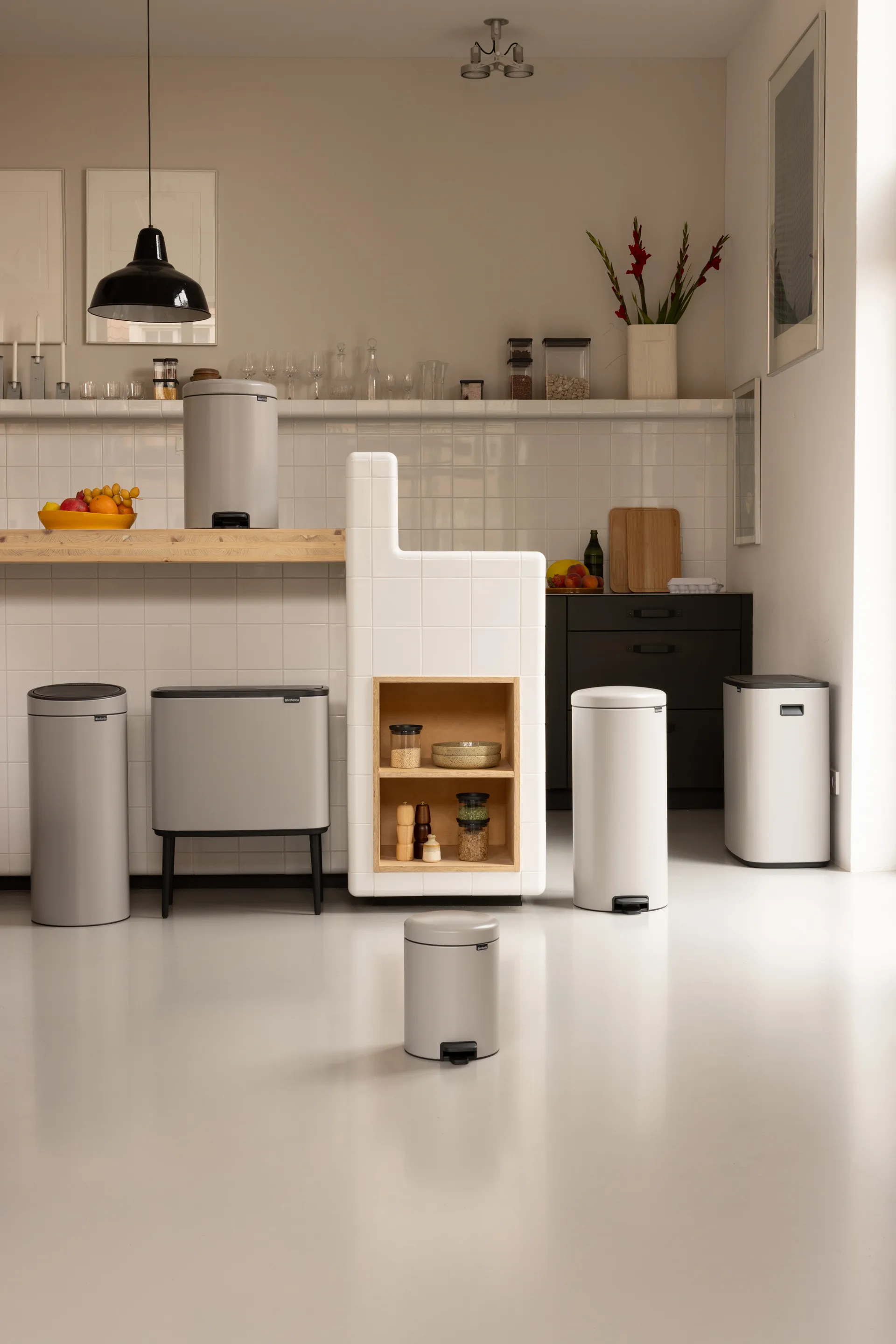 Bo bin poljinroskis 2x30 L, Soft grey Brabantia