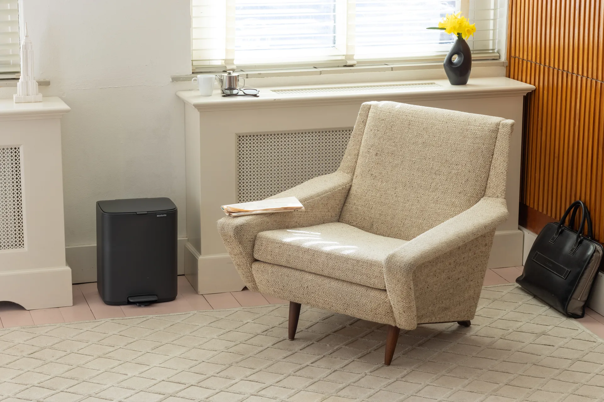 Bo poljinroskakori 12 l, Mineral Infinite Grey Brabantia