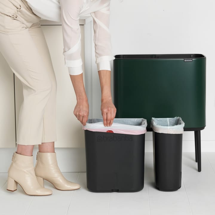 Bo touch bin 11+23 litraa, Pine green Brabantia