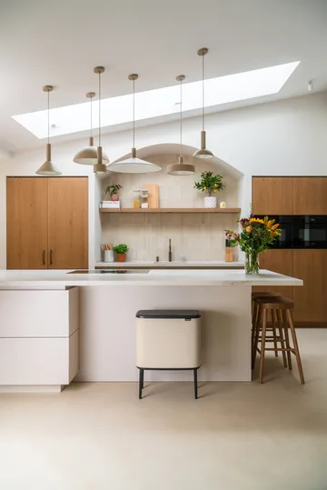 Bo touch bin 11+23 litraa - Soft beige - Brabantia