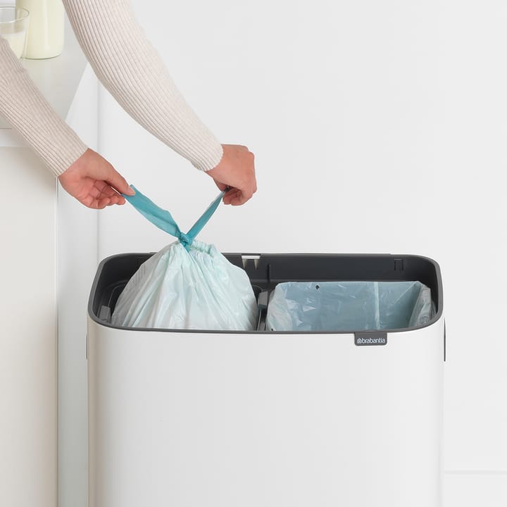Bo touch bin 2x30 L, Valkoinen Brabantia
