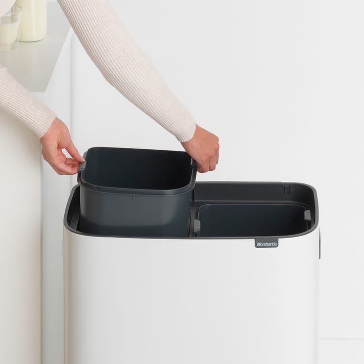Bo touch bin 2x30 L, Valkoinen Brabantia