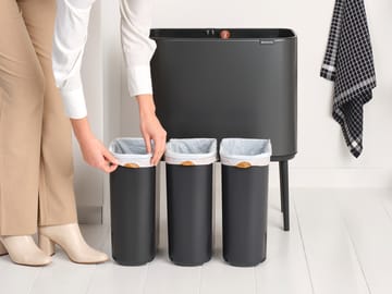 Bo touch bin 3 x 11 litraa - Confident Grey - Brabantia