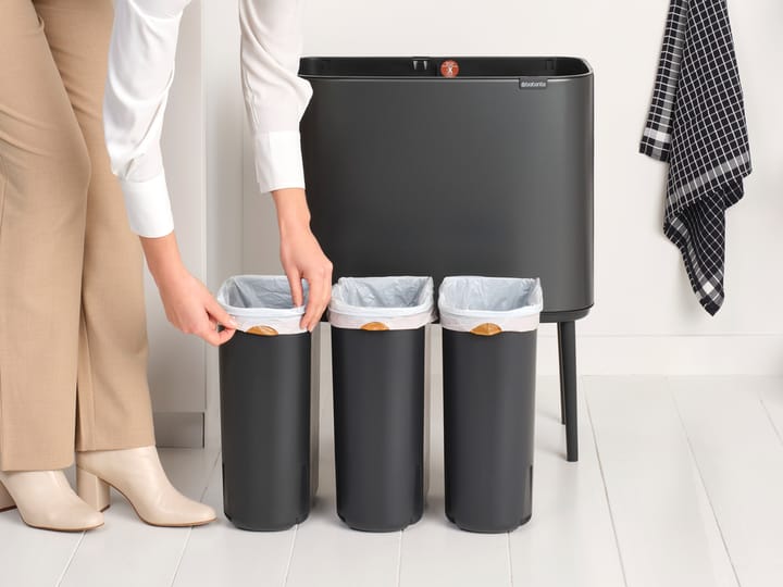 Bo touch bin 3 x 11 litraa, Confident Grey Brabantia