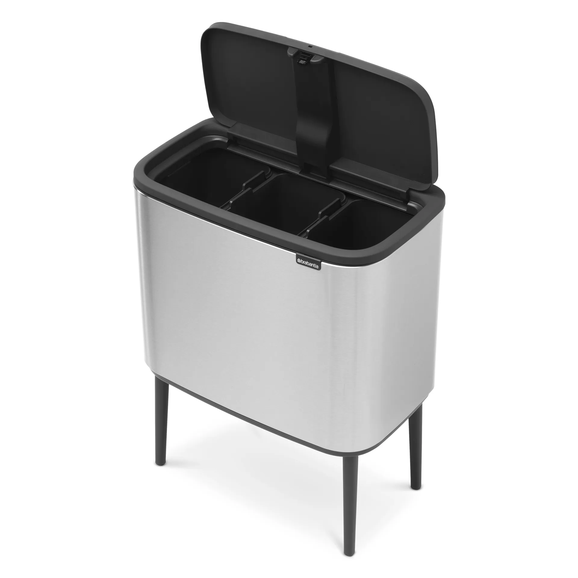 Bo touch bin 3 x 11 litraa, Matta ruostumaton teräs Brabantia