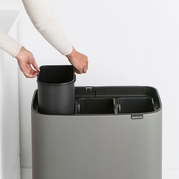 Bo touch bin 3 x 11 litraa - Mineral concrete grey - Brabantia