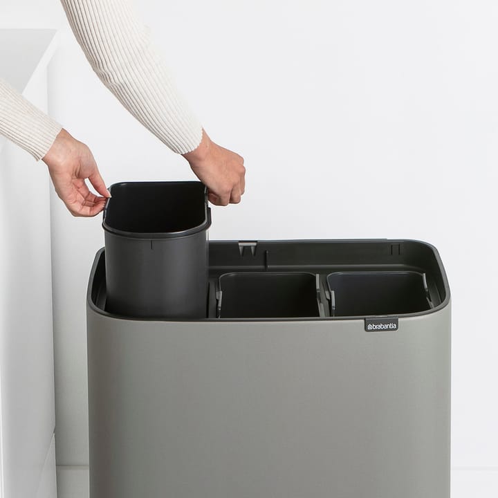 Bo touch bin 3 x 11 litraa, Mineral concrete grey Brabantia