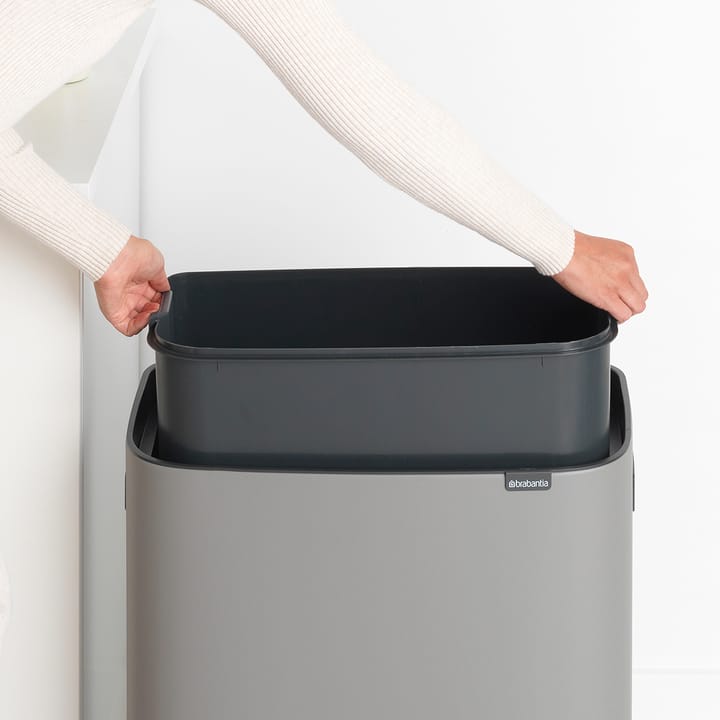 Bo touch bin 60 L, Mineral concrete grey Brabantia