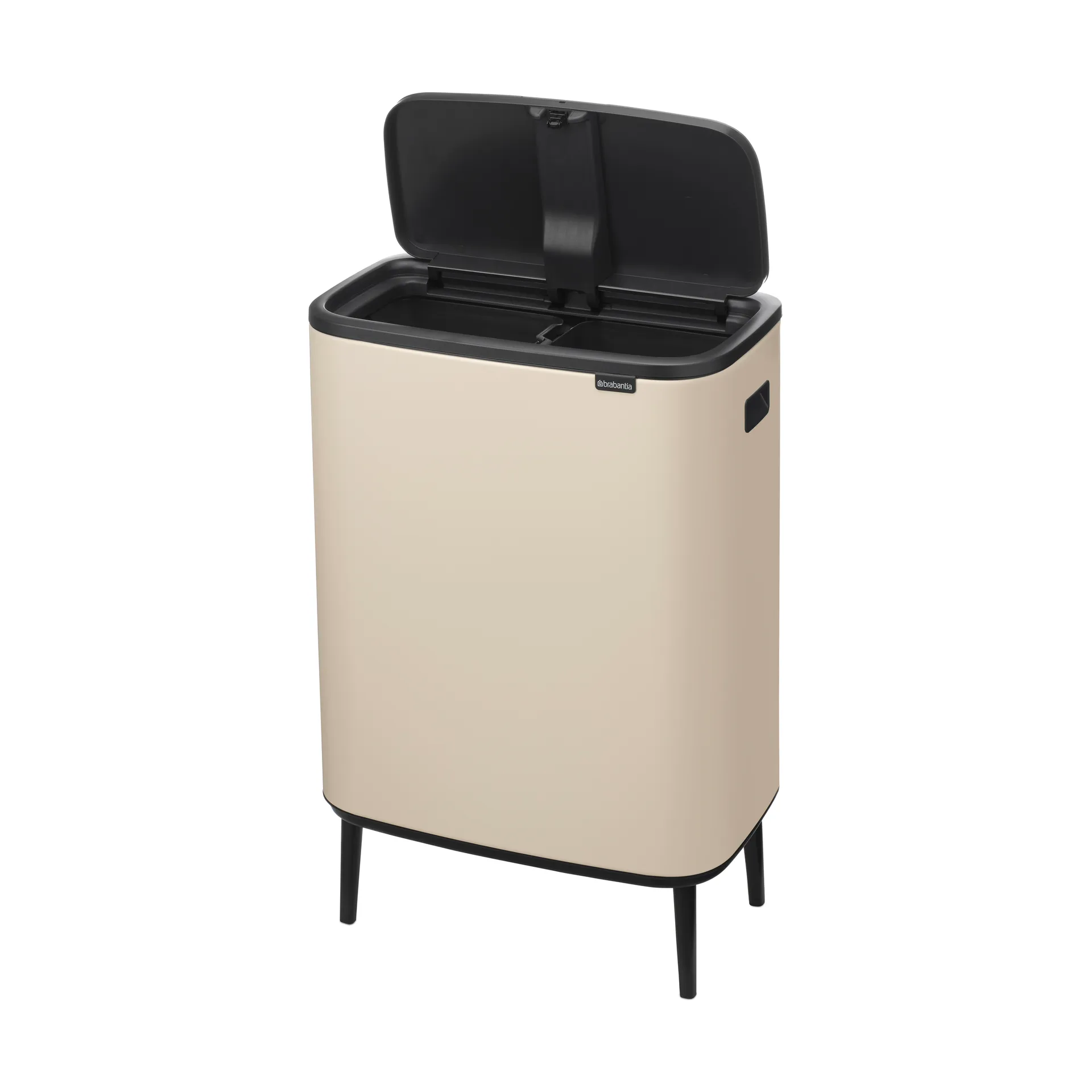 Bo touch bin high 2x30 L, Soft Beige Brabantia
