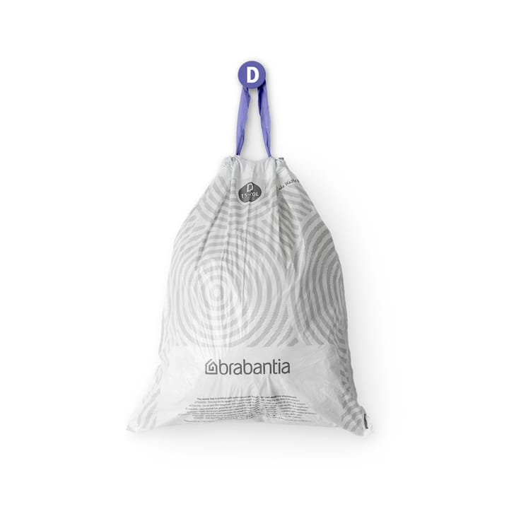 Brabantia PerfectFit roskapussi 120 pussia, Malli d, 15-20 l Brabantia