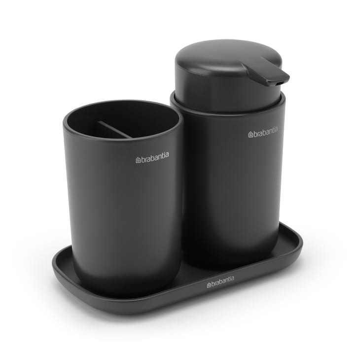 Brabantia ReNew käsienpesuallassetti, 3 osaa - Tummanharmaa - Brabantia