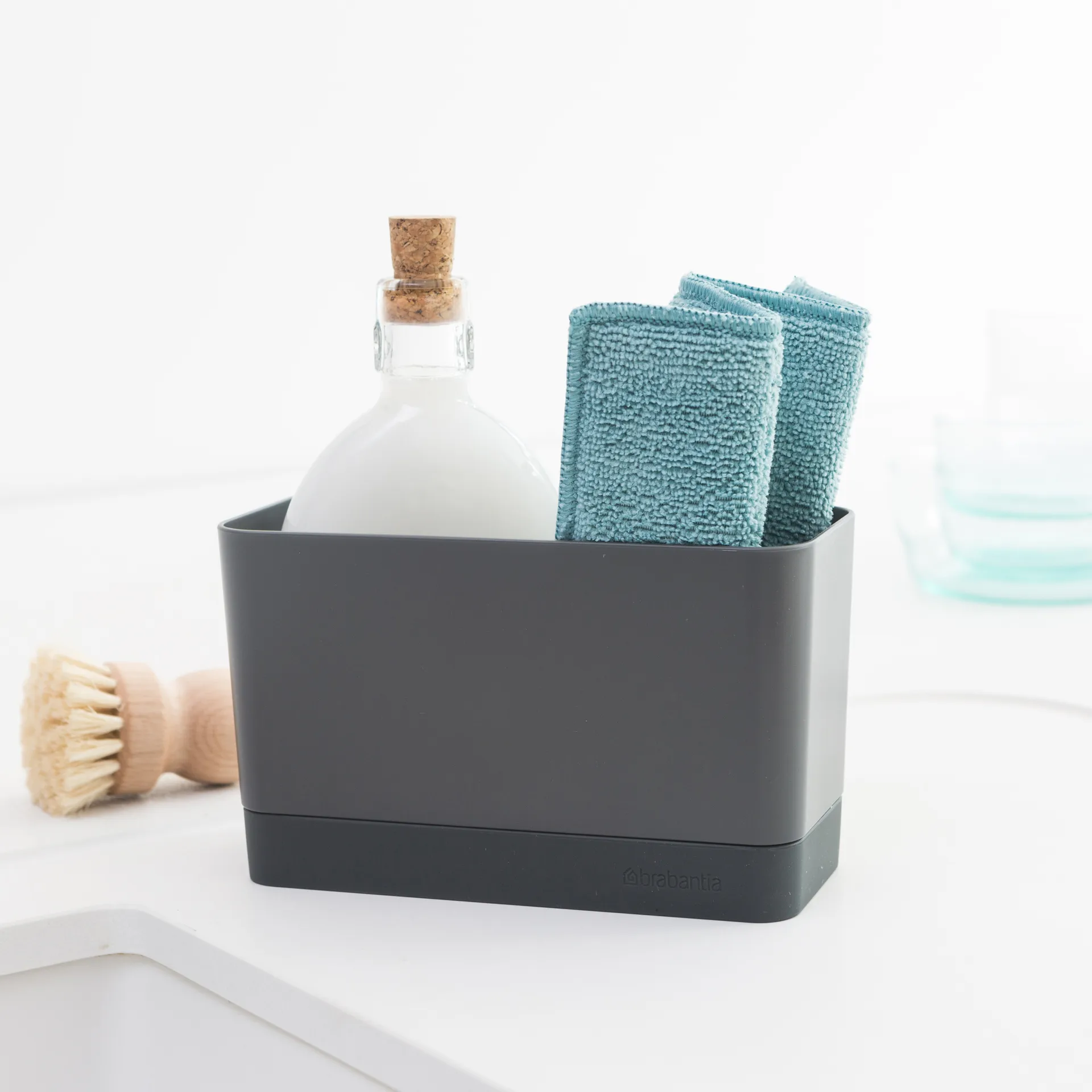 Brabantia teline, tummanharmaa Brabantia