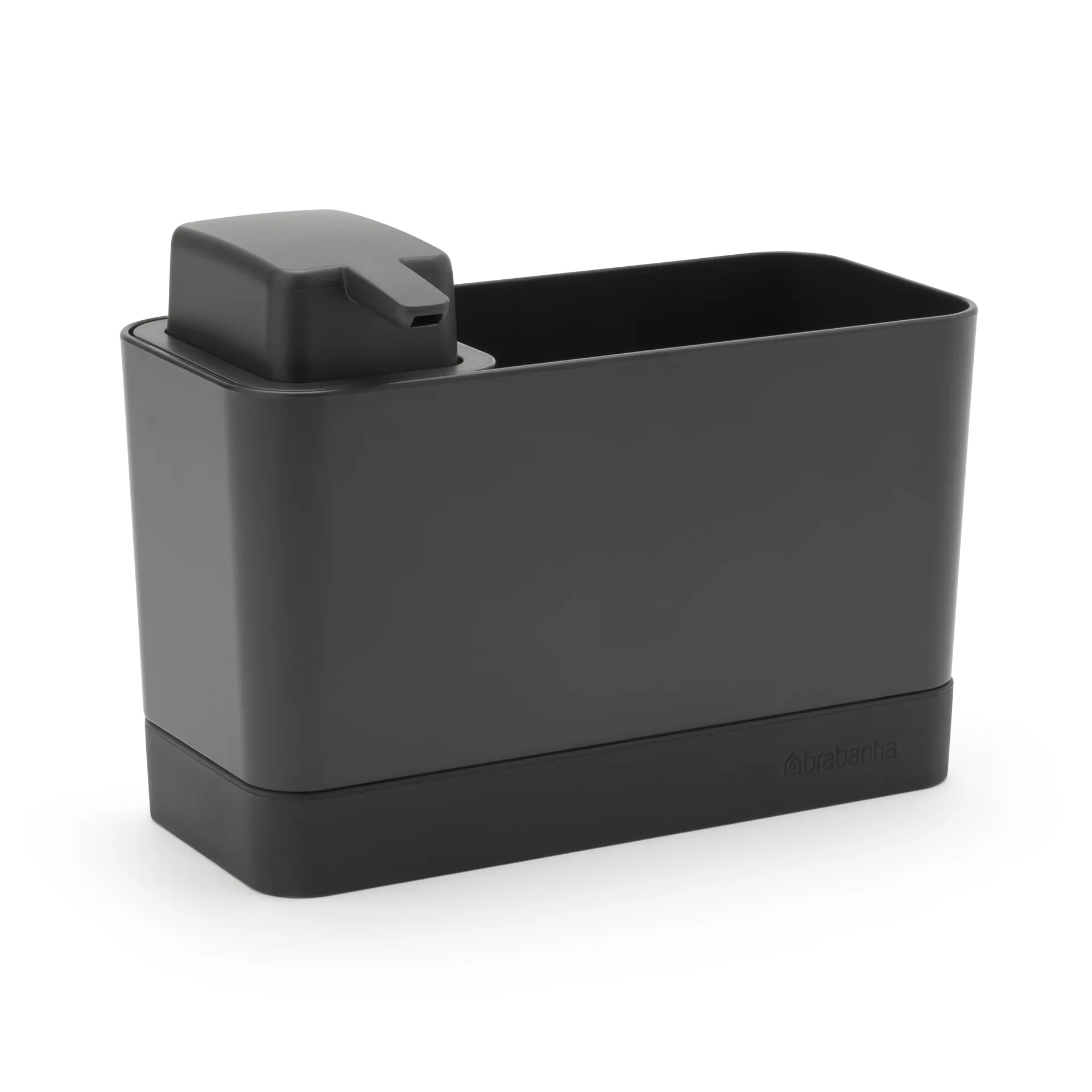 Brabantia tiskipöydän teline saippuapumpulla, Tummanharmaa Brabantia