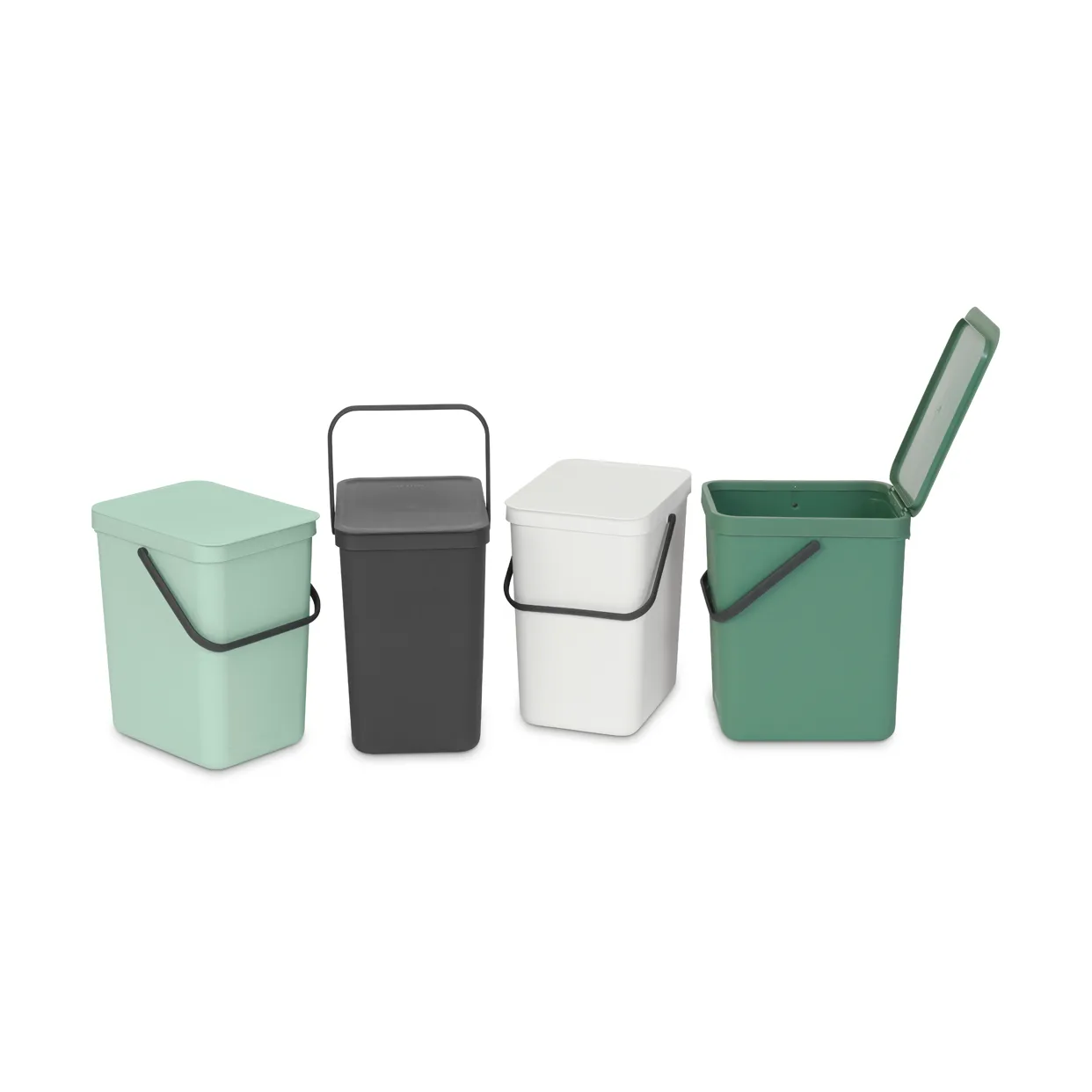 Jäteastia Sort & Go 25L, Jade green Brabantia