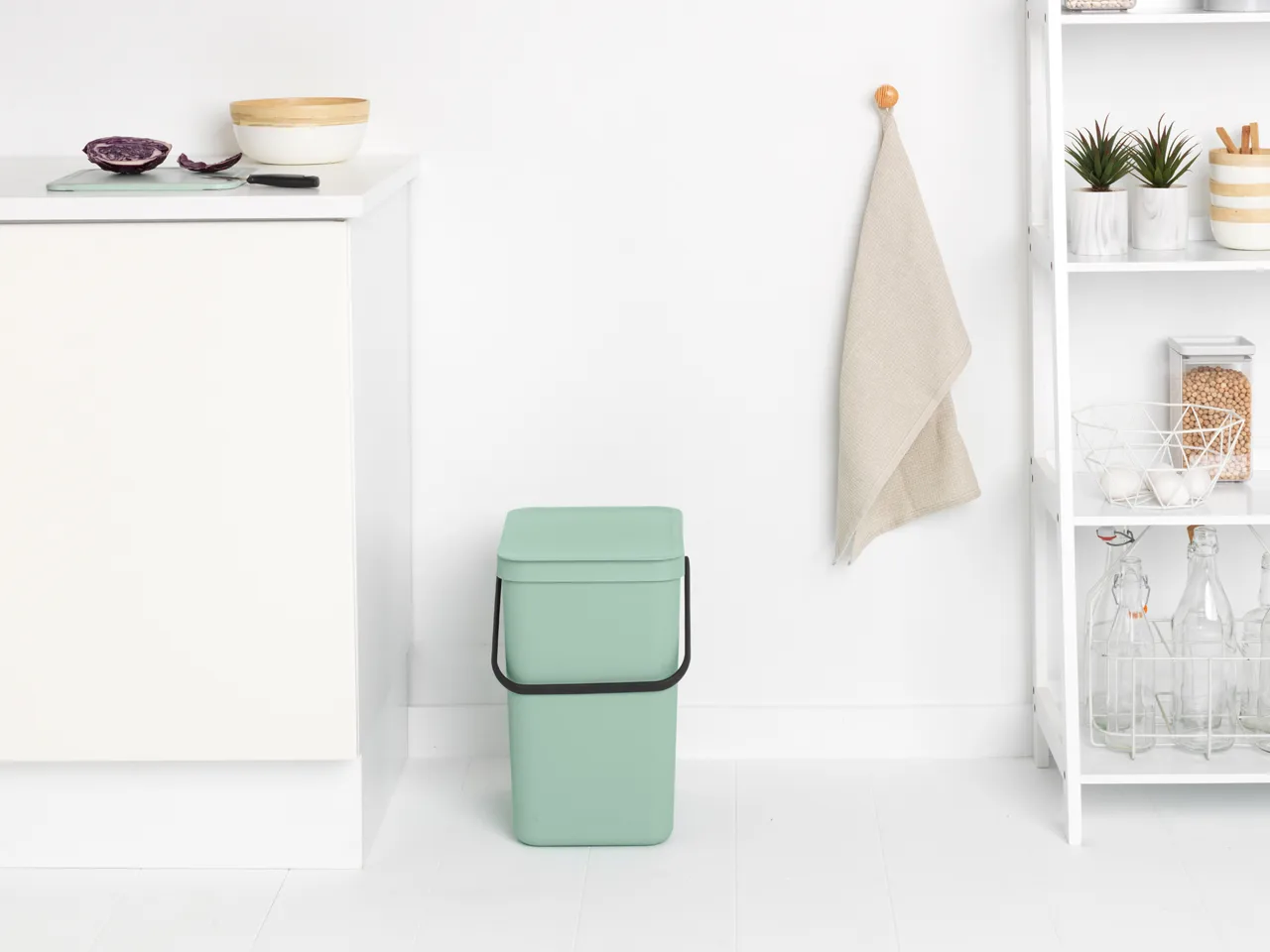 Jäteastia Sort & Go 25L, Jade green Brabantia