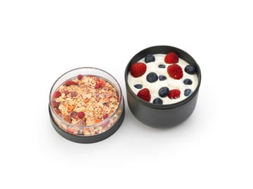 Make & Take -aamiaiskulho 0,5 l - Tummanharmaa - Brabantia