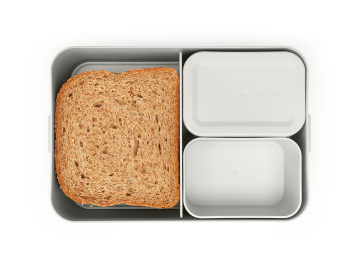 Make & Take bento -lounasrasia suuri 2 l, Vaaleanharmaa Brabantia