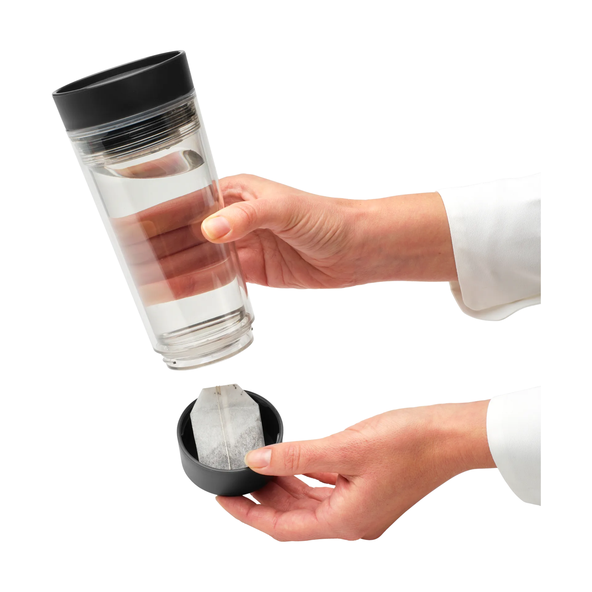 Make & Take -termosmuki teelle 36 cl, Tummanharmaa Brabantia