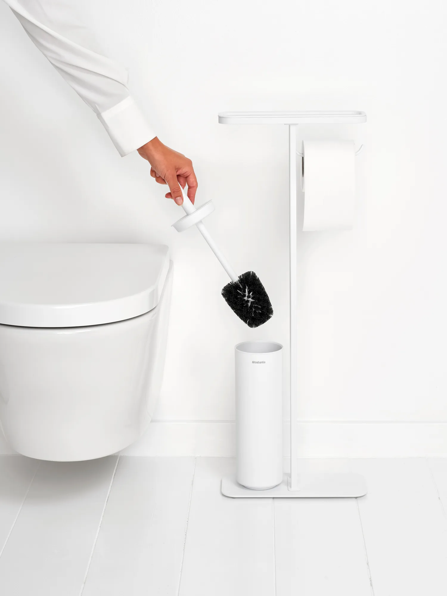 MindSet WC-butler, Mineral Fresh White Brabantia