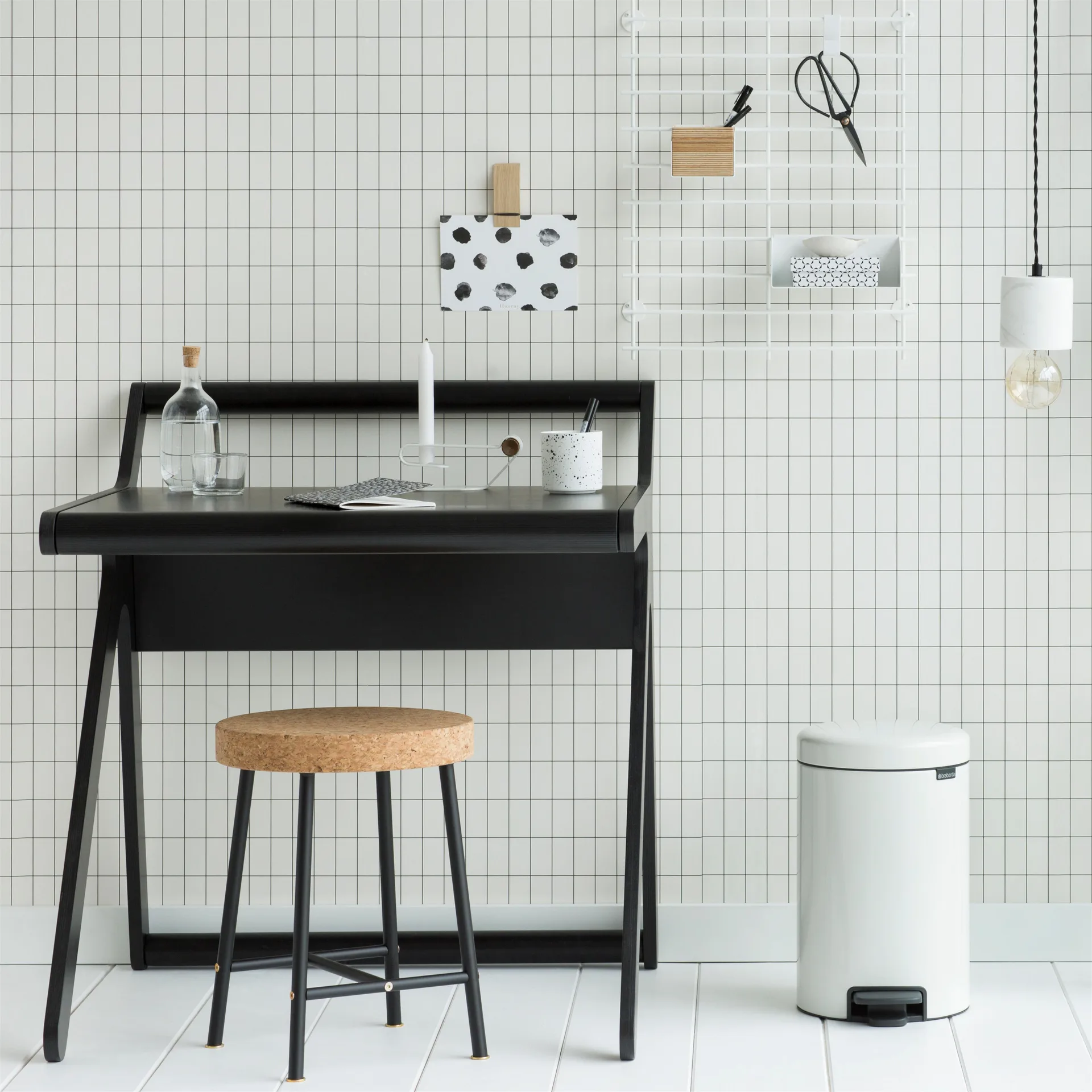 New Icon poljinroskis 12 litraa, white (valkoinen) Brabantia
