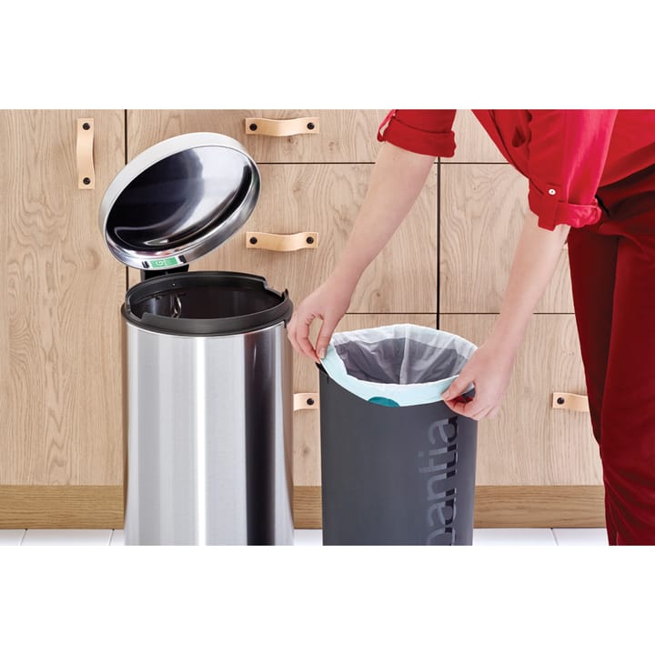 New Icon poljinroskis 30 litraa, Matt steel fingerprint proof Brabantia