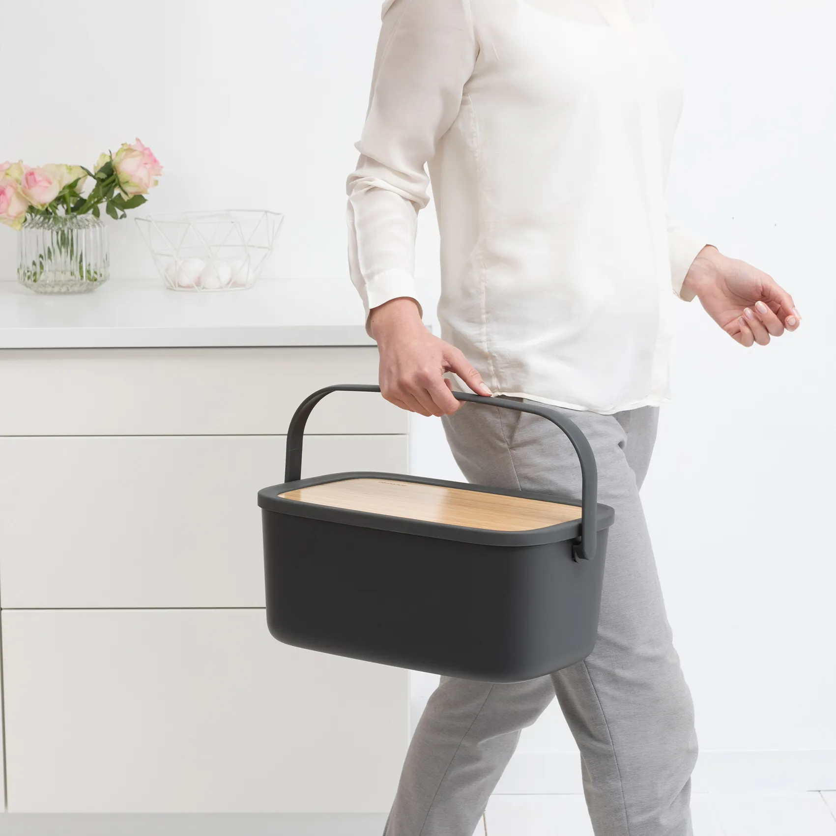 Nic leipälaatikko, Tummanharmaa Brabantia