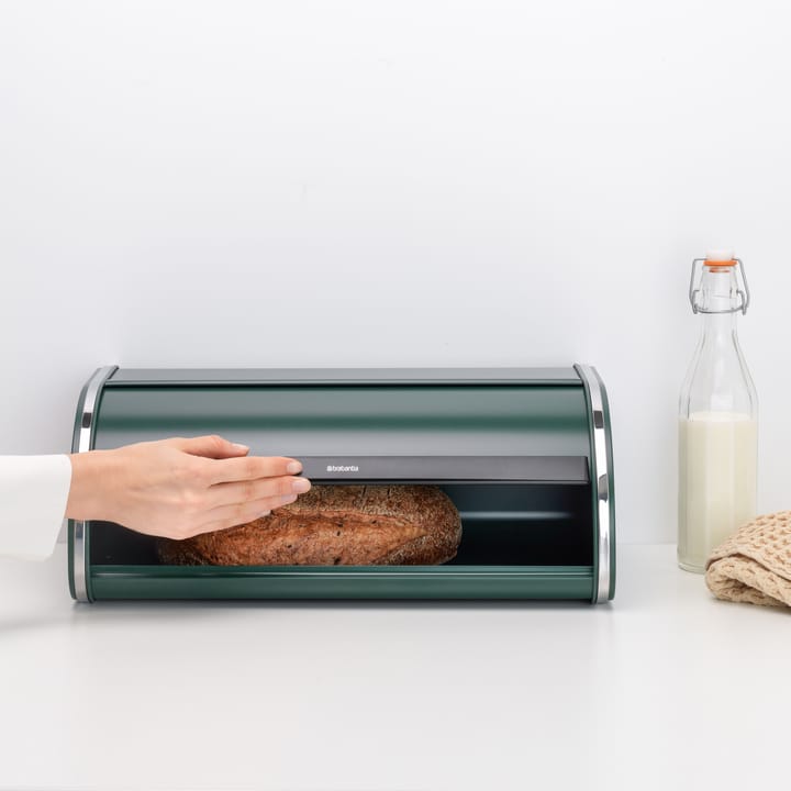 Roll Top leipälaatikko Large, Pine green Brabantia