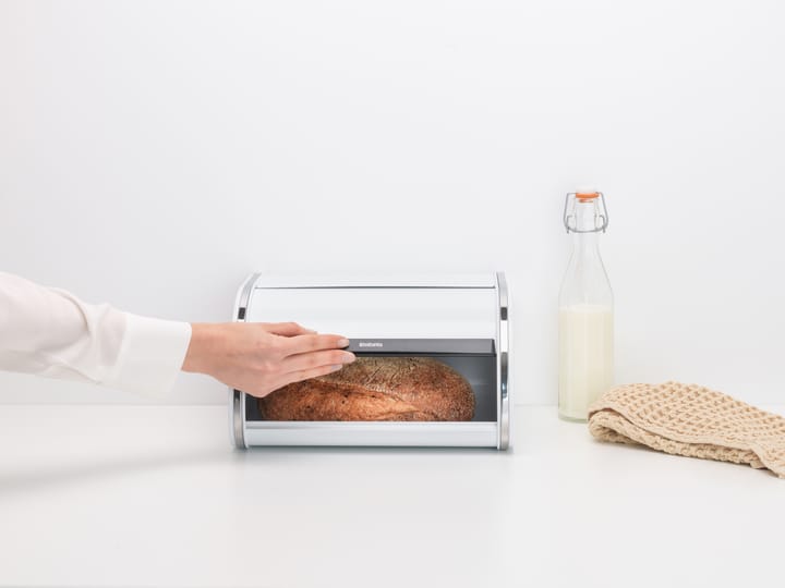 Roll Top leipälaatikko pieni, Valkoinen Brabantia
