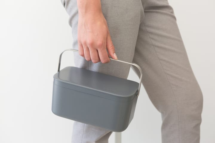 Sinkside biojäteastia 13x22 cm, Tummanharmaa Brabantia