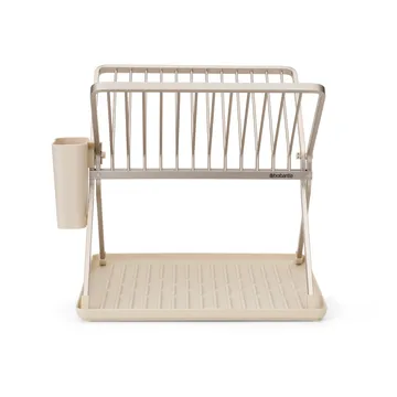 Sinkside kokoontaitettava tiskiteline 37 cm - Soft beige - Brabantia