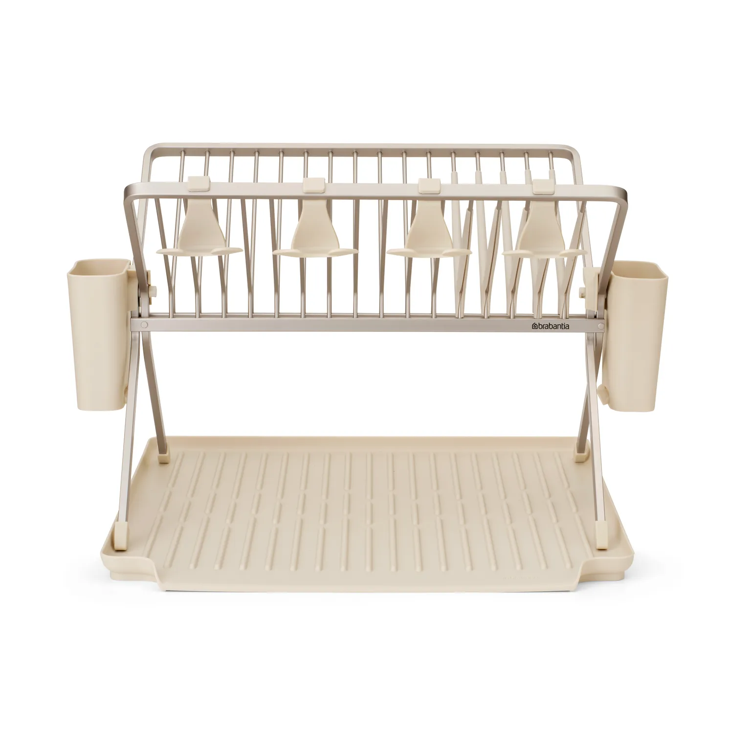 Sinkside kokoontaitettava tiskiteline 51 cm, Soft beige Brabantia