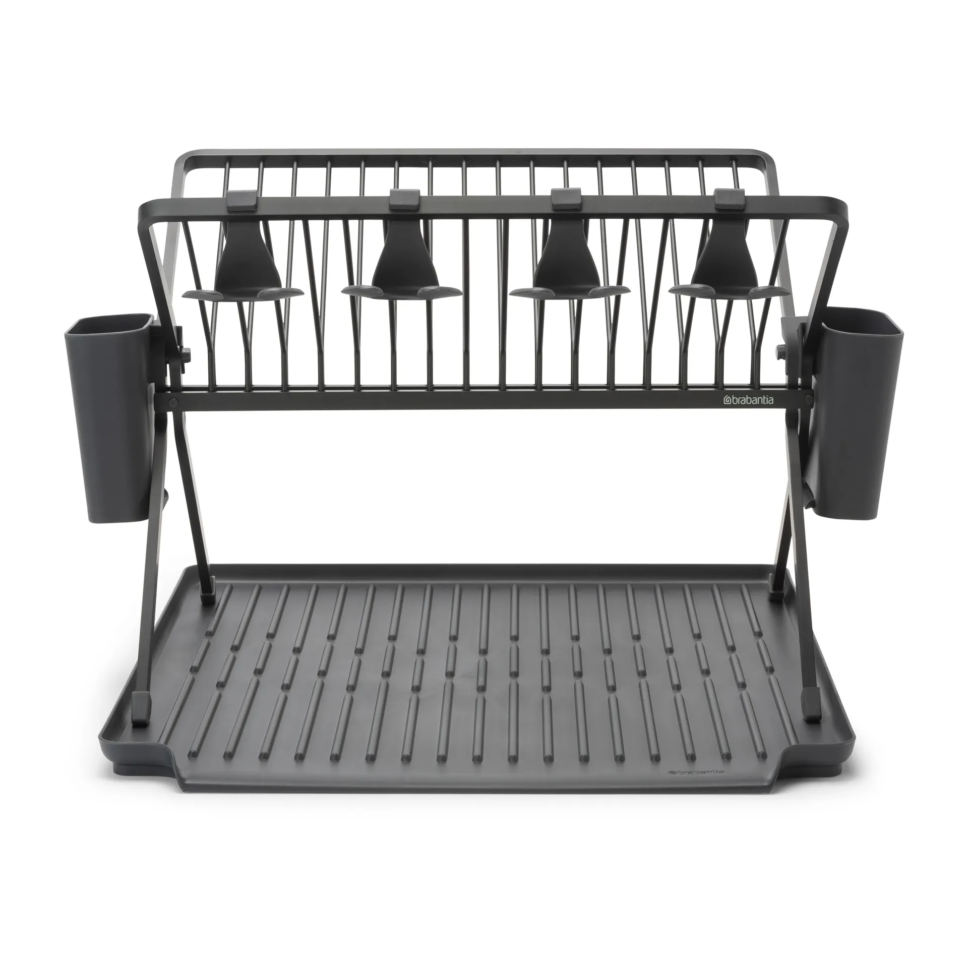 Sinkside kokoontaitettava tiskiteline 51 cm, Tummanharmaa Brabantia