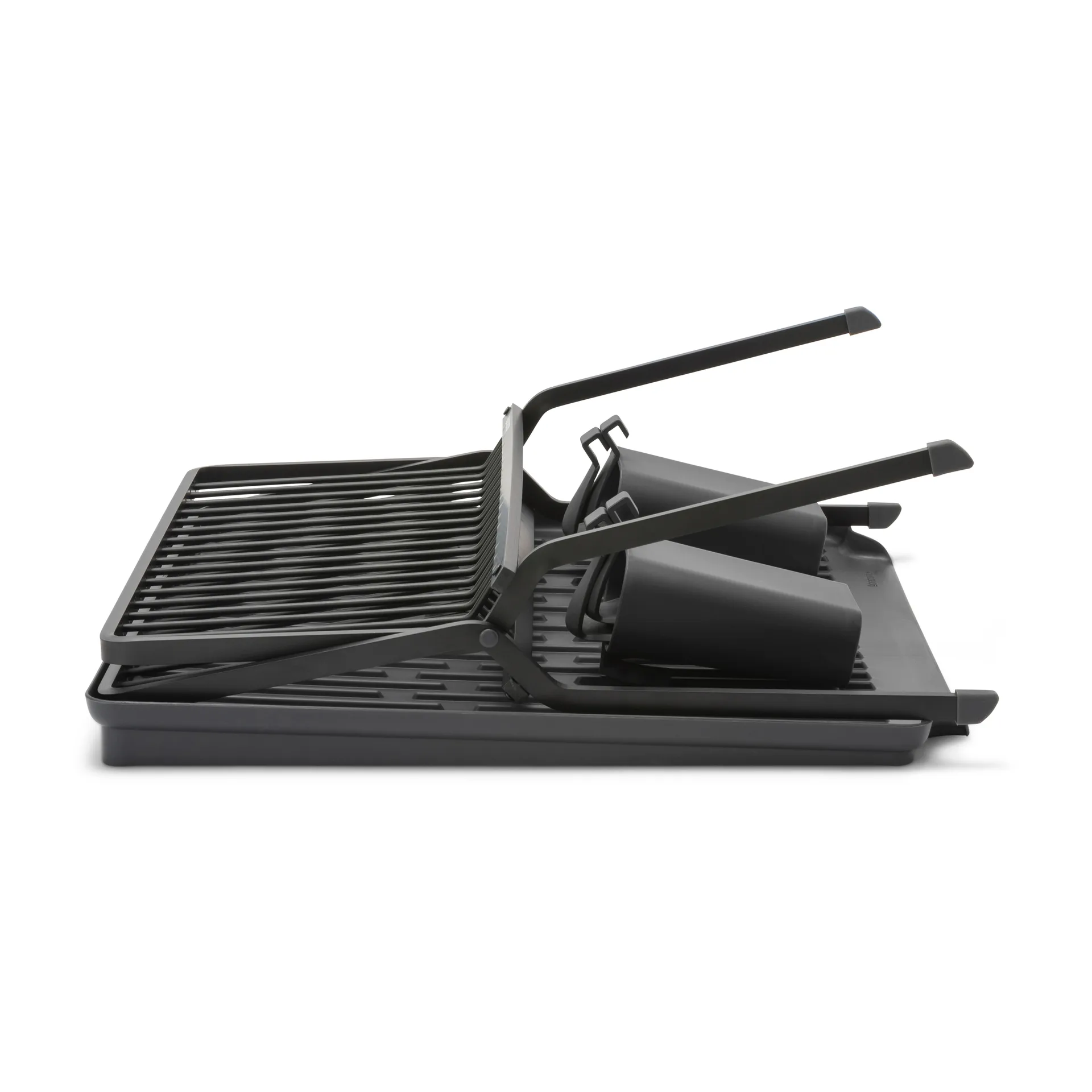 Sinkside kokoontaitettava tiskiteline 51 cm, Tummanharmaa Brabantia