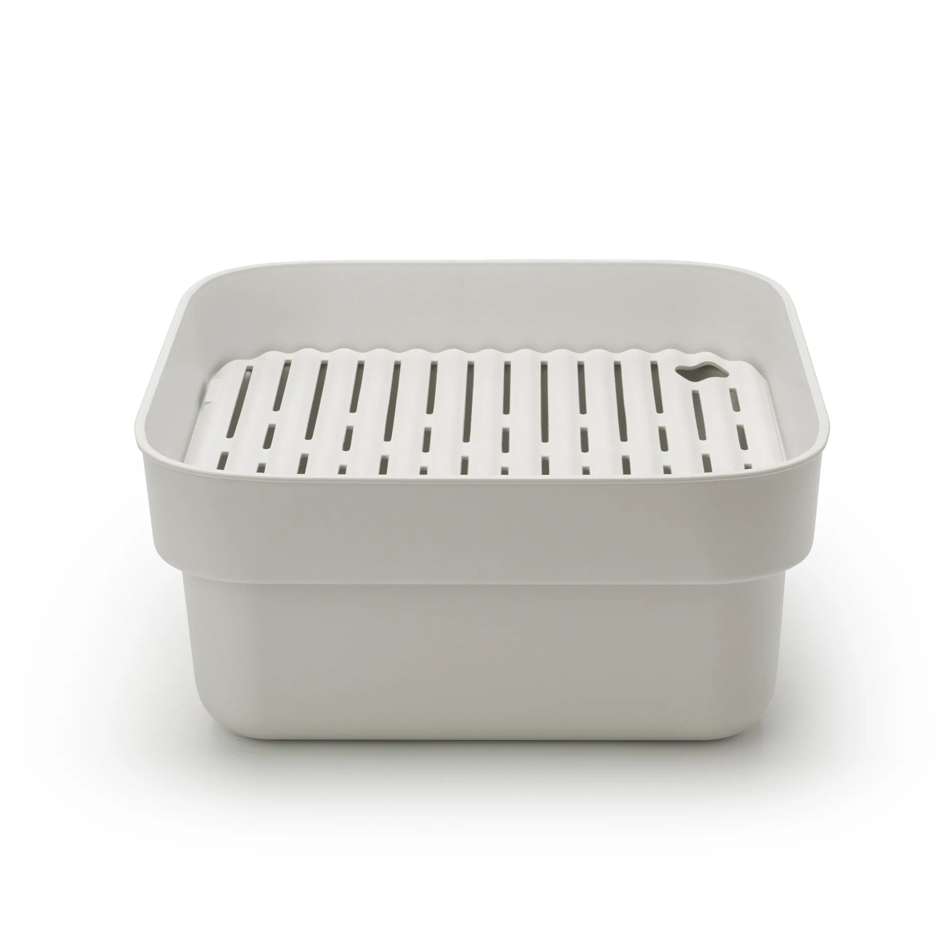 Sinkside tiskiamme kuivaustarjottimella 34x37 cm, Vaaleanharmaa Brabantia