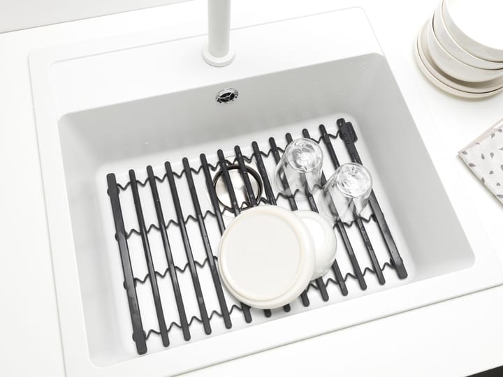 Sinkside tiskimatto 30x30 cm, Tummanharmaa Brabantia