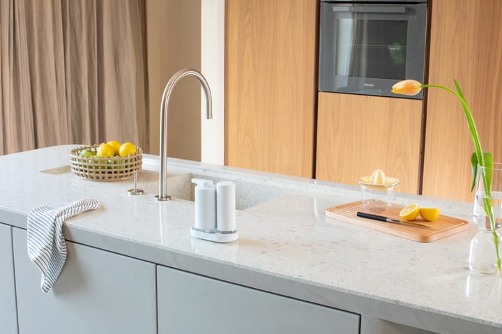 SinkStyle saippuapumppu/astianpesuaineen annostelija setti, Mineral Fresh White Brabantia