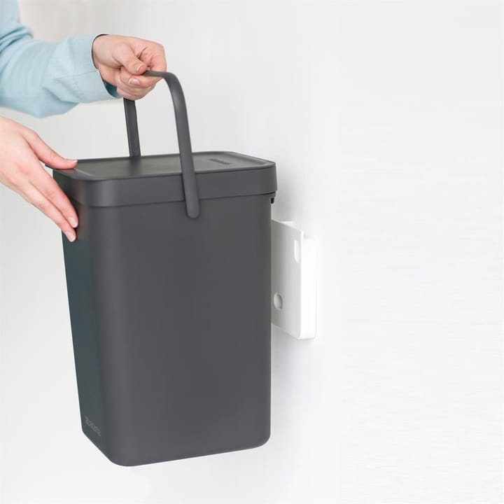 Sort & Go jäteastia 12 litraa, harmaa Brabantia