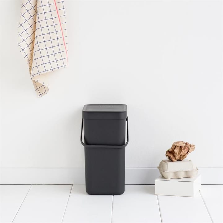 Sort & Go jäteastia 12 litraa, harmaa Brabantia