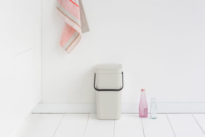 Sort & Go jäteastia 12 litraa, Vaaleanharmaa Brabantia