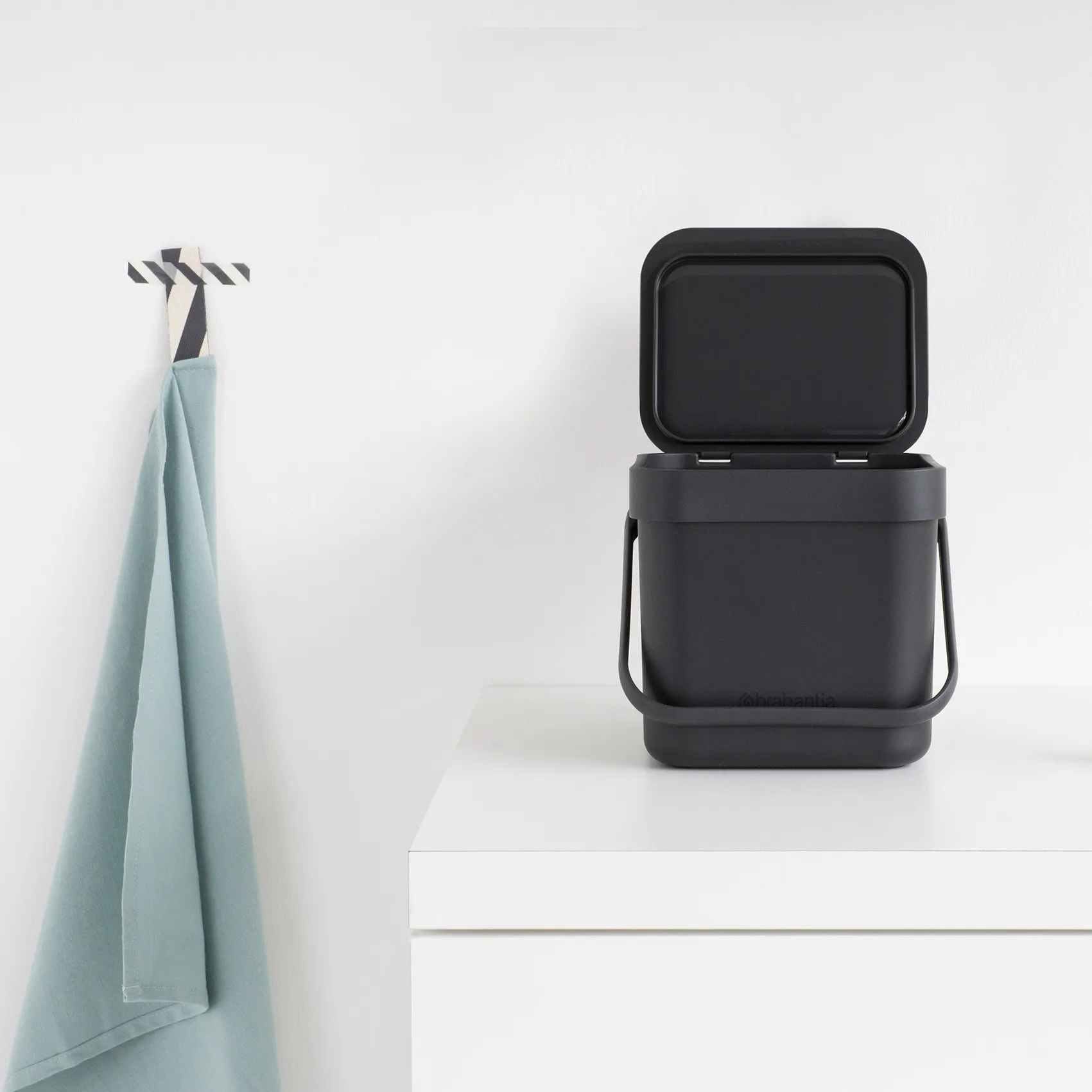 Sort & Go jäteastia 3 L, Harmaa Brabantia