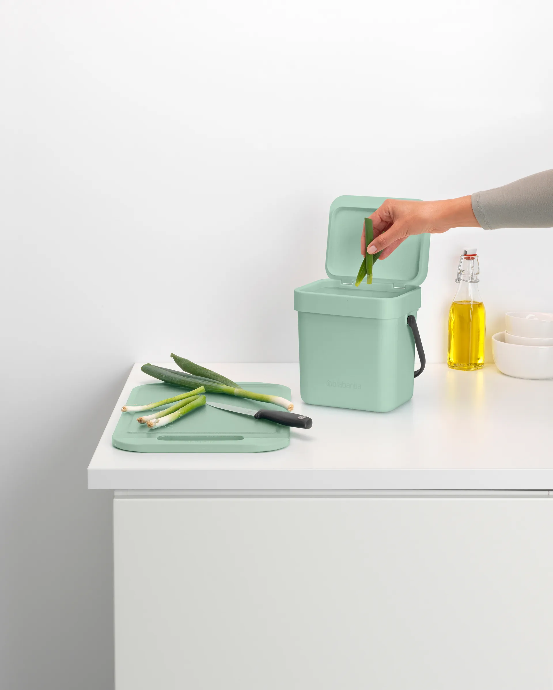 Sort & Go jäteastia 3 L, Jade green Brabantia