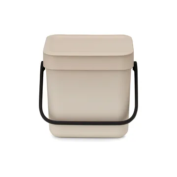 Sort & Go jäteastia 3 L - Soft beige - Brabantia