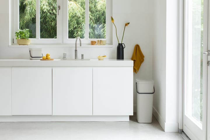 Sort & Go jäteastia 3 L, Vaaleanharmaa Brabantia