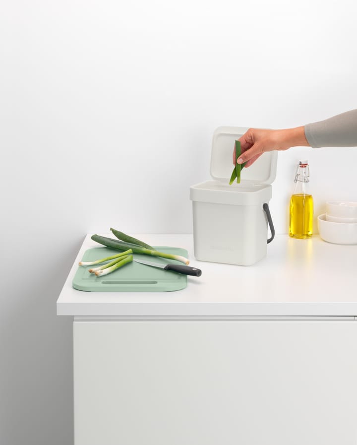 Sort & Go jäteastia 3 L, Vaaleanharmaa Brabantia