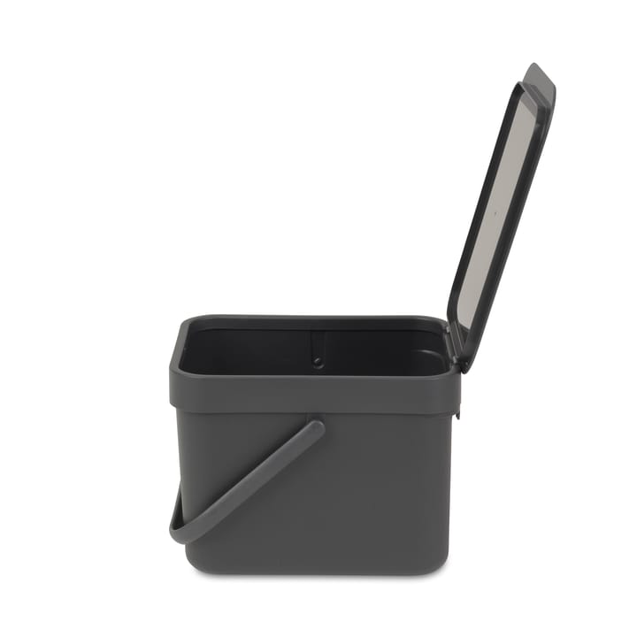 Sort & Go jäteastia 6 litraa, harmaa Brabantia
